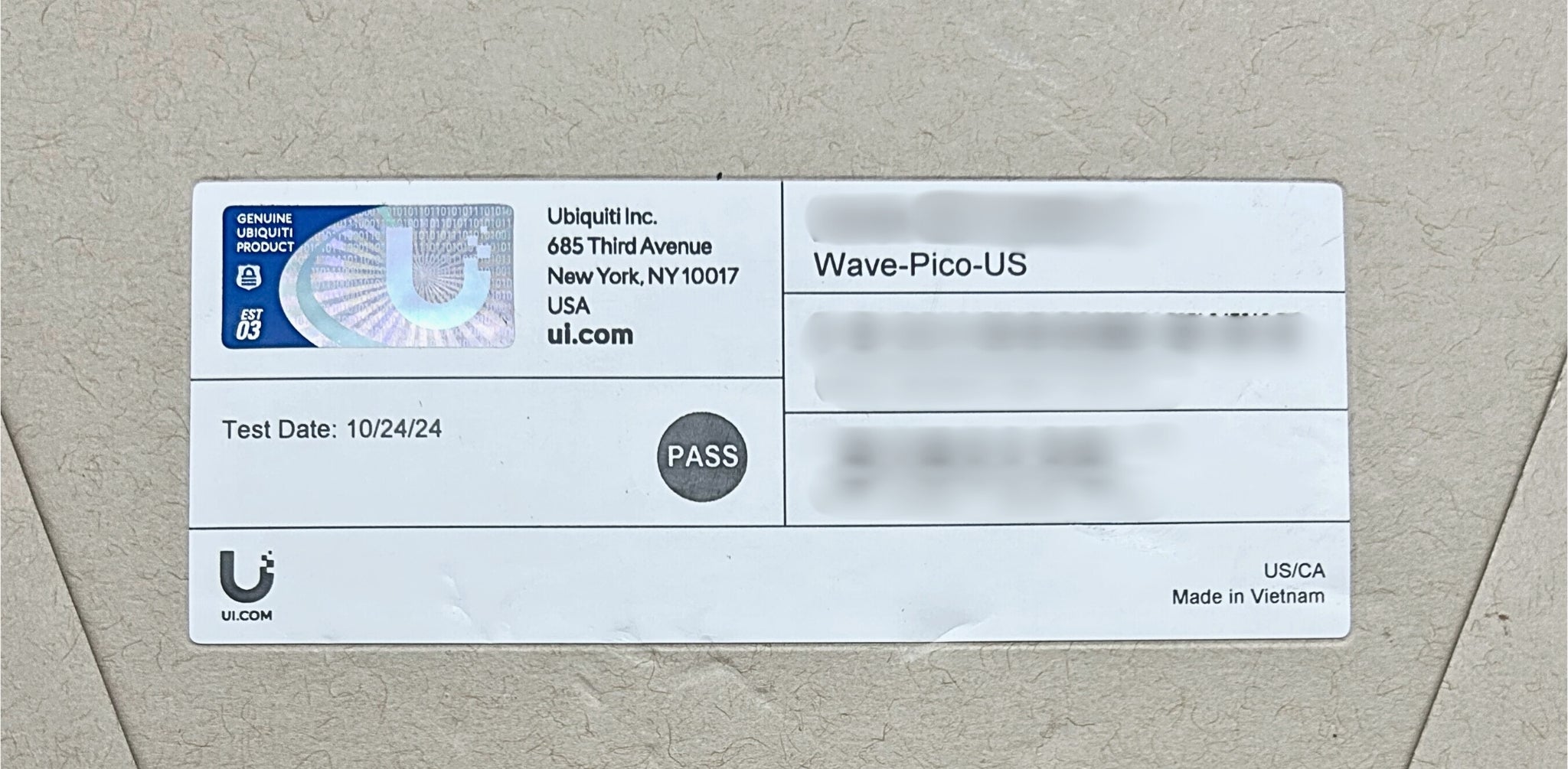 Ubiquiti WAVE-PICO Compact 60 GHz PtMP Wave AP