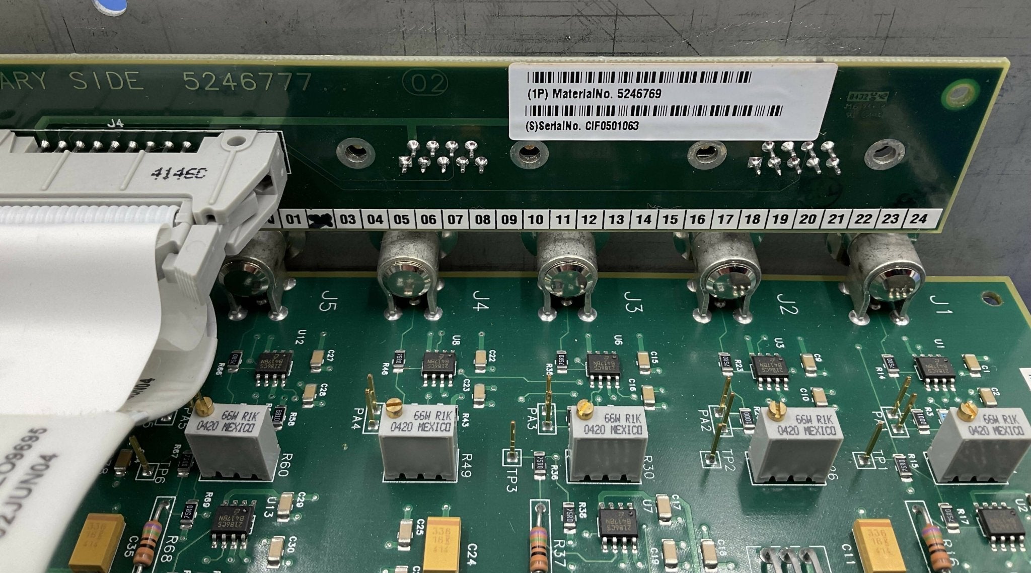Siemens 5246785 - Video Signal Distributor Board Rear View | Alo Tech Solutions