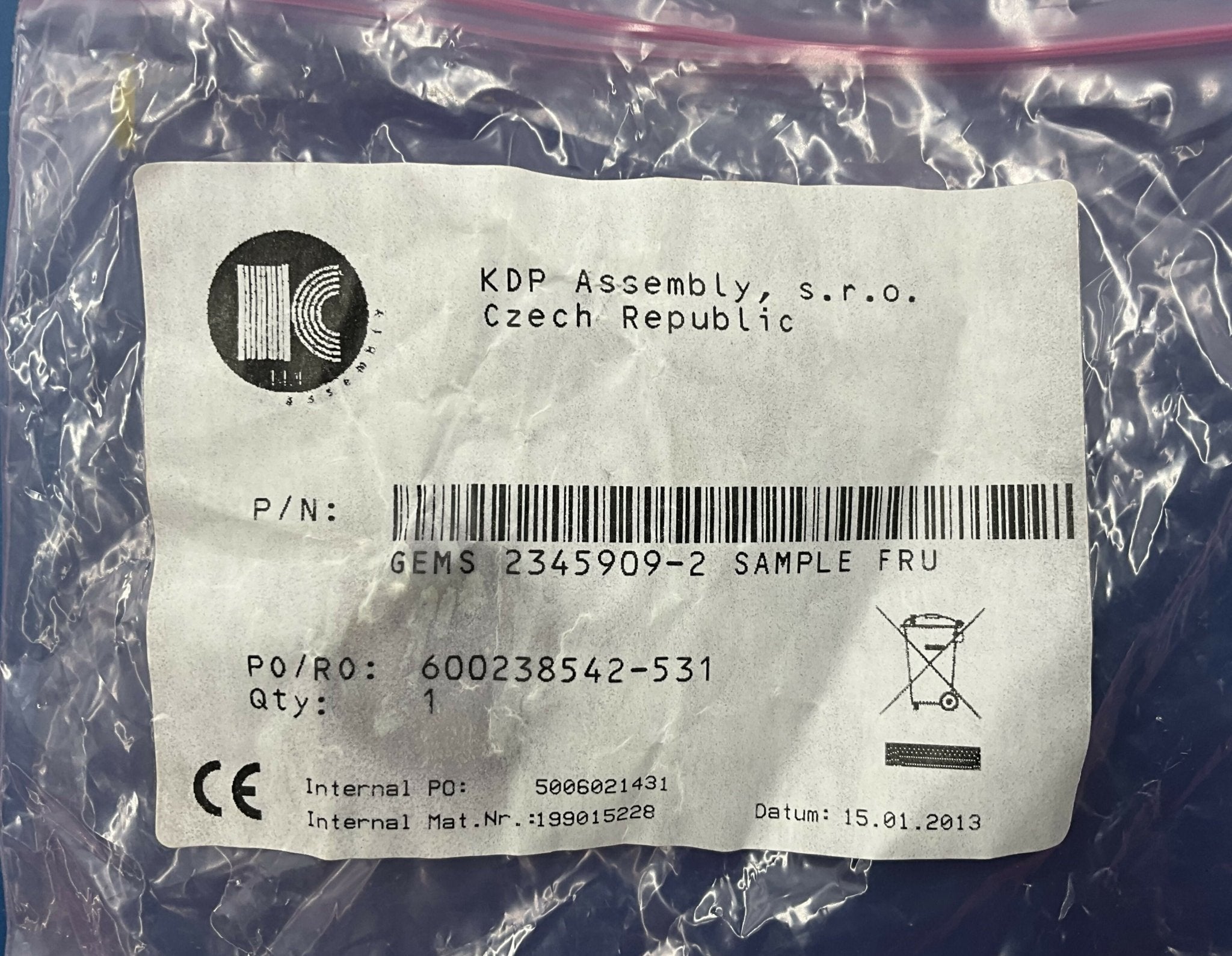 W303 POTENTIOMETER W/CABLE FOR COMPRESSION (2345909-2 GE
