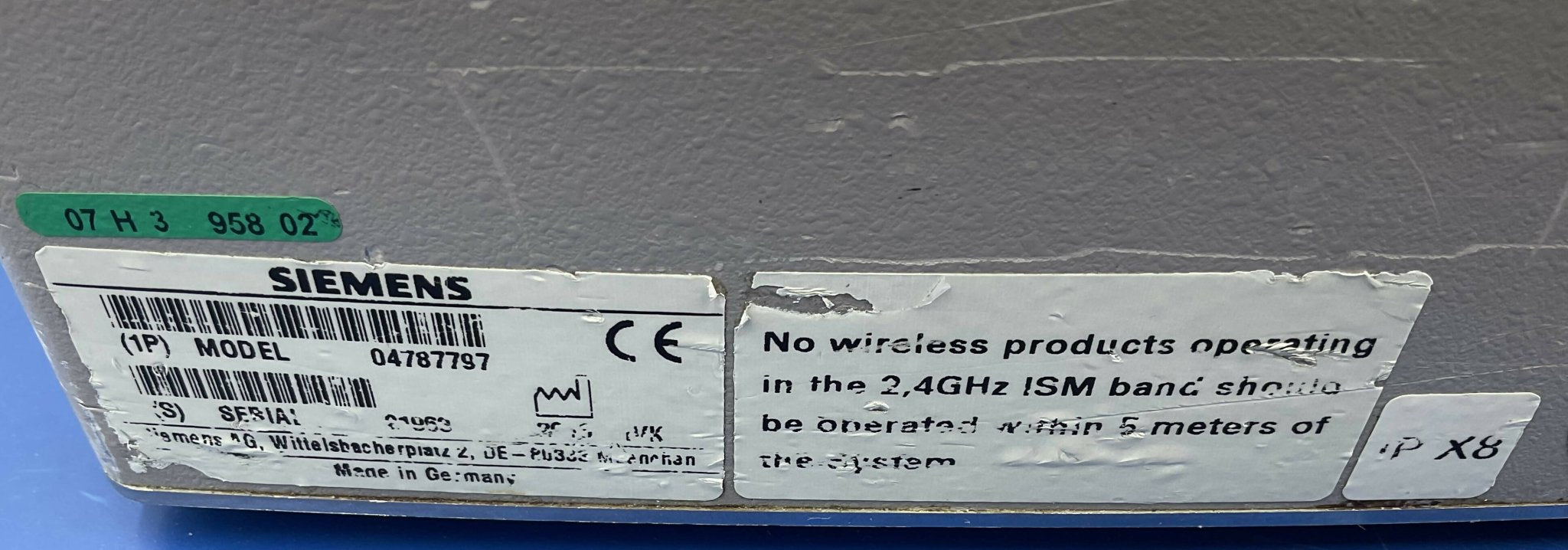 WIRELESS XRay FSW MONO (04787797/4787797 SIEMENS