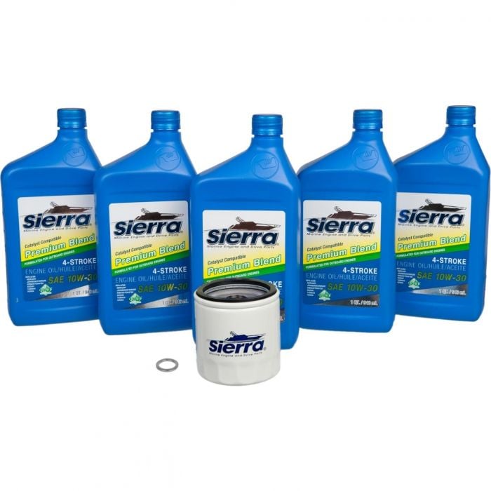 Sierra 18-9392 Yamaha 4 Stroke Oil Change Kit, Replaces Yamaha LUB-MRNMR-KT-10