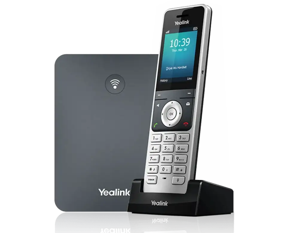 Yealink W76P DECT IP Phone Bundle | W56H Handset + W70B Base Station - YEALINK-W76P - Refurbished