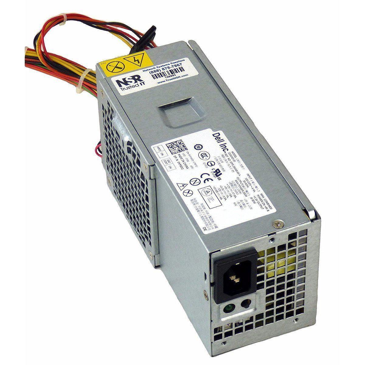 250W Watt CYY97 XW784 Power Supply Unit PSU for Dell Inspiron 531s 545s 570s Studio 540s, Optiplex 390 7010 9010 Desktop DT Systems Compatible Part: WX9P8 D-0250ADU00-201 HP-D2506R0 L250AD-00 - AloinfoUSA