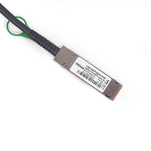 40G QSFP+ DAC Cable - 40GBASE-CR4 Passive Direct Attach Copper Twinax QSFP Cable for HPE JG328A Devices, 5m - AloinfoUSA