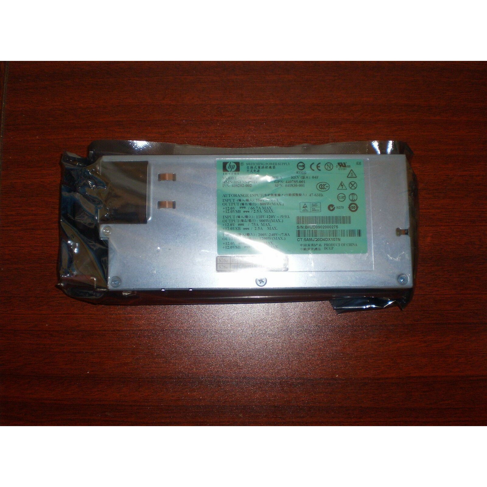 437572-B21,441830-001,440785-001,438202-001 HP DL580G5 800/1200W AC Power Supply - AloinfoUSA