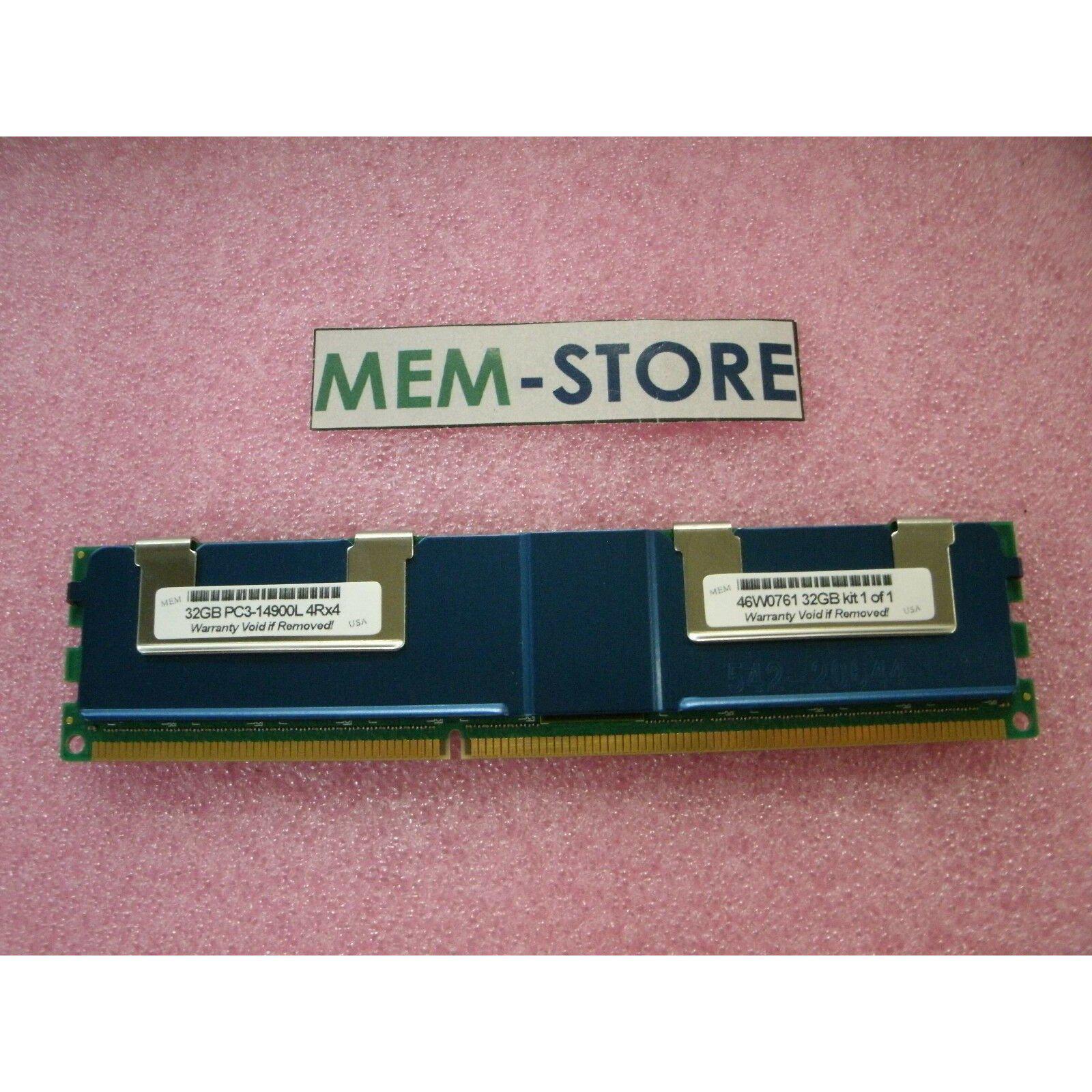 46W0760 46W0761 32GB PC3-14900 1866MHz LRDIMM Memory IBM System x3650 M4 (7915) - AloinfoUSA