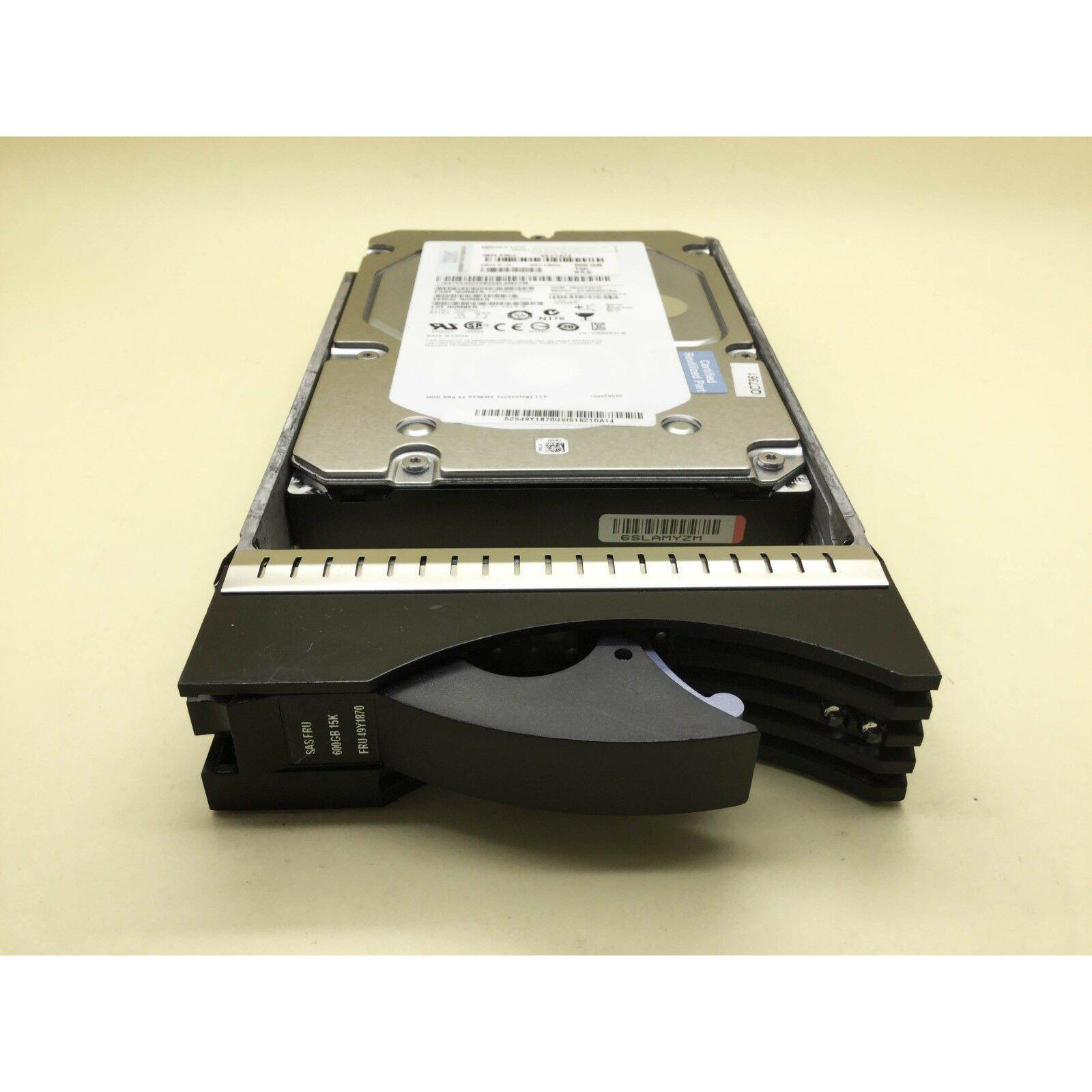 49Y1866 49Y1870 IBM 600GB 15K 6G LFF 3.5'' SAS HDD HARD DRIVE 49Y1869 883436078306 - AloinfoUSA