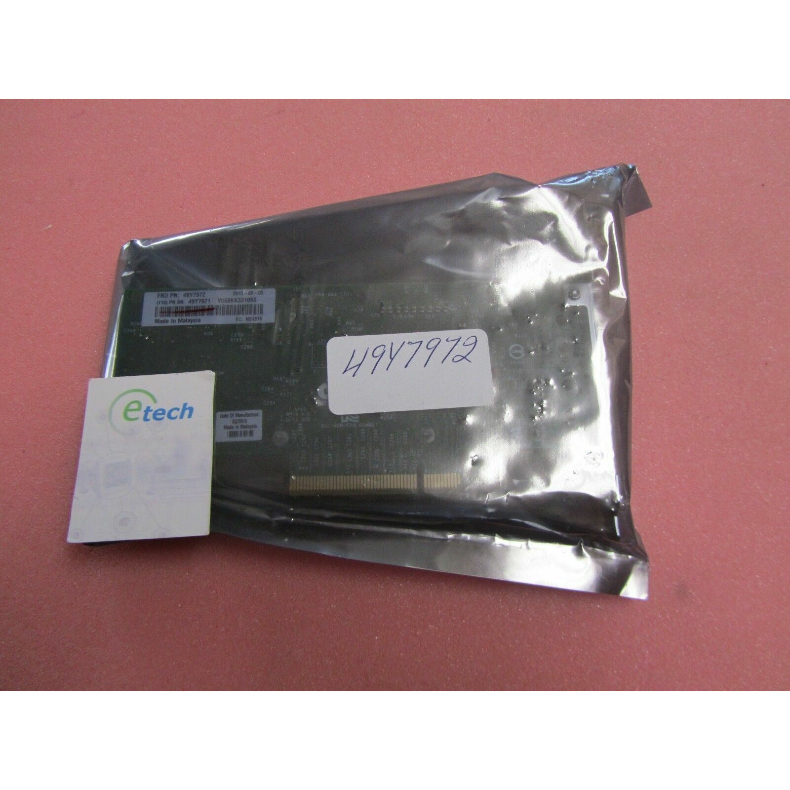 49Y7970 FRU 49Y7972 - Intel X540-T2 Dual-Port 10GBaseT Adapter for IBM System x 883436164283 - AloinfoUSA