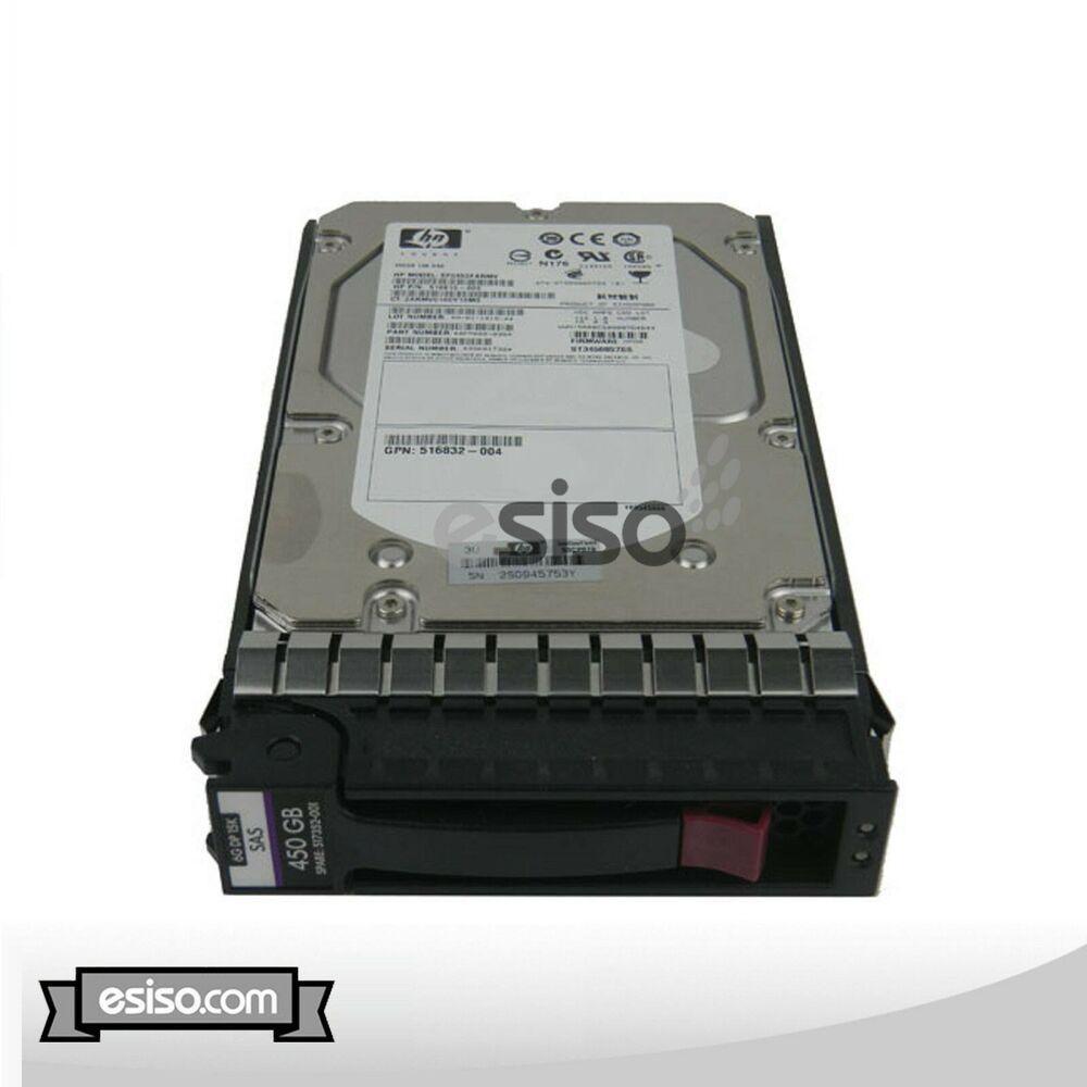 516816-B21 517352-001 533871-002 HP 450GB 15K 6G LFF SAS 3.5'' HOT PLUG DP HDD 102646114230 - AloinfoUSA