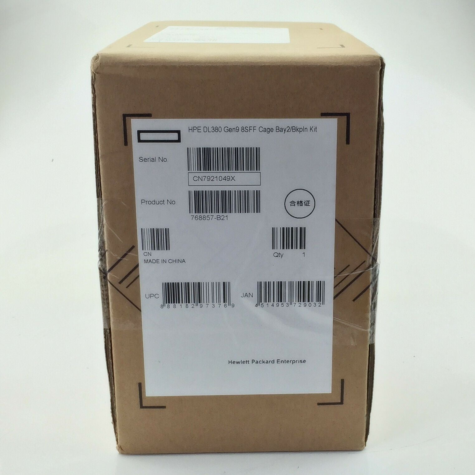 768857-B21 HPE DL380 Gen9 Additional 8SFF Bay2 Cage/Backplane Kit US Stock 888182973769 - AloinfoUSA