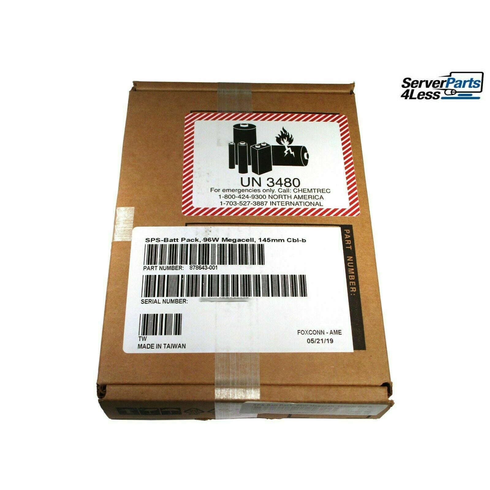 878643-001 HPE 96W Smart Storage Battery Module 875241-B21 871264-001 Bateria - AloinfoUSA