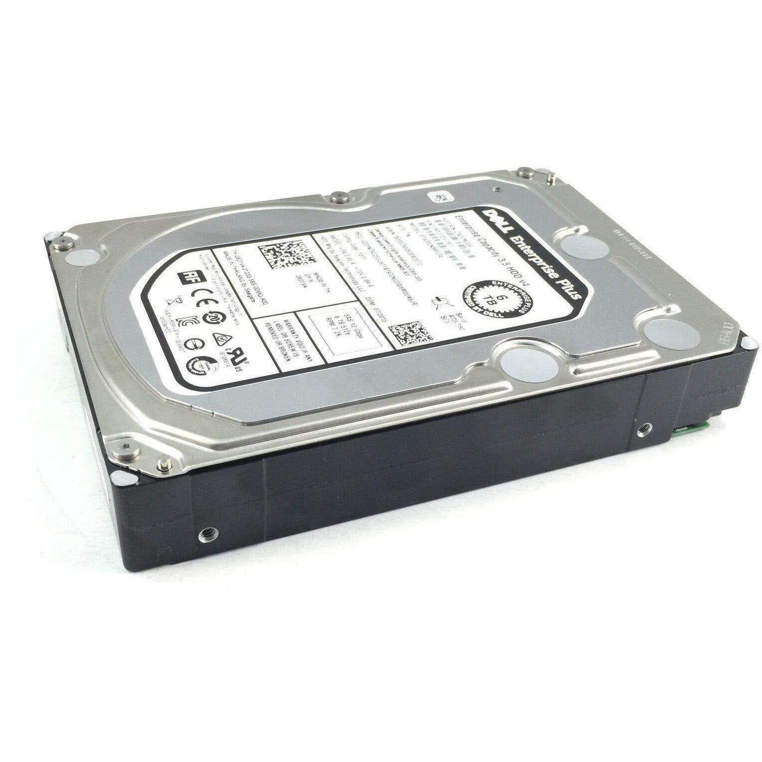 8D1V4 DELL ENTERPRISE 6TB 7.2K 12GBPS SAS 3.5'' HARD DRIVE ST6000NM0034 - AloinfoUSA