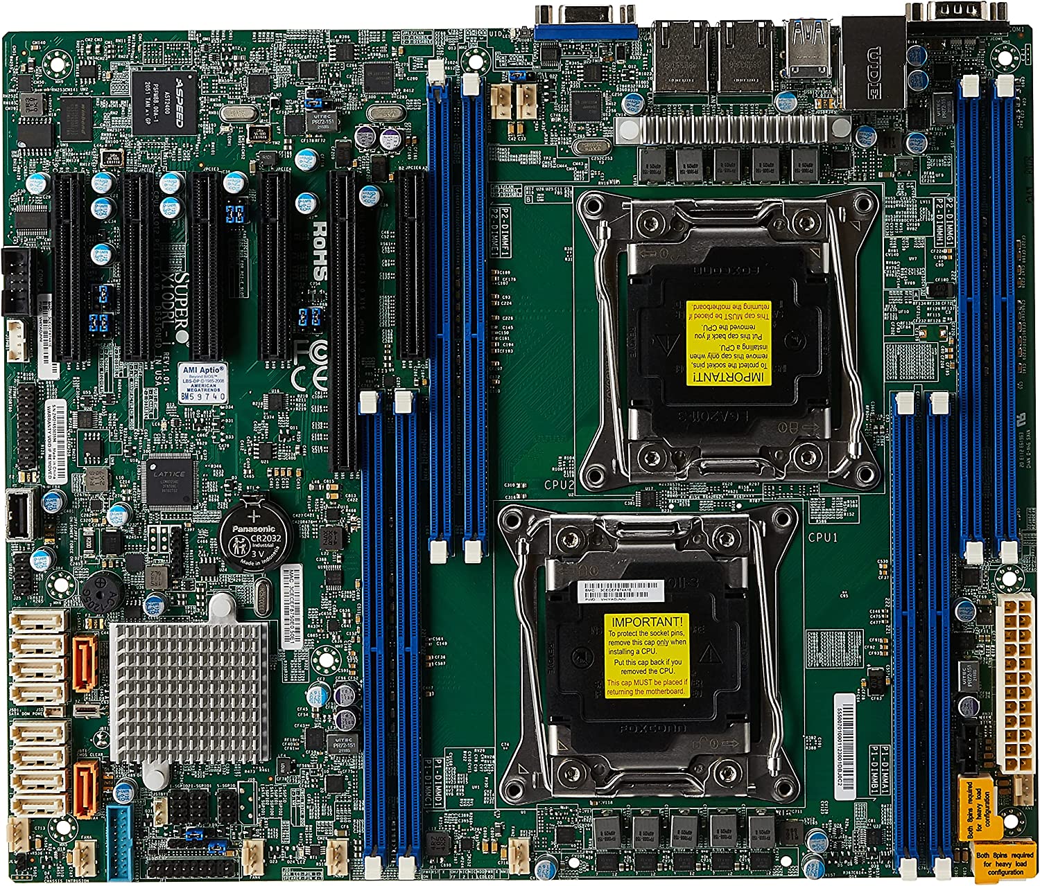 Supermicro X10drl-i Server Motherboard - Intel C612 Chipset - Socket R3 Placa mae - AloTechInfoUSA