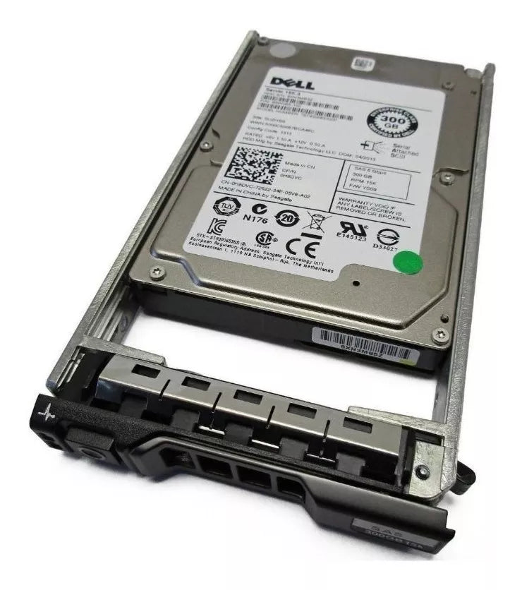 Disco 300GB 15K 2.5" SAS SERVER HARD DRIVE 4 DELL R610 R620 R630 R710 R720 Server - AloTechInfoUSA