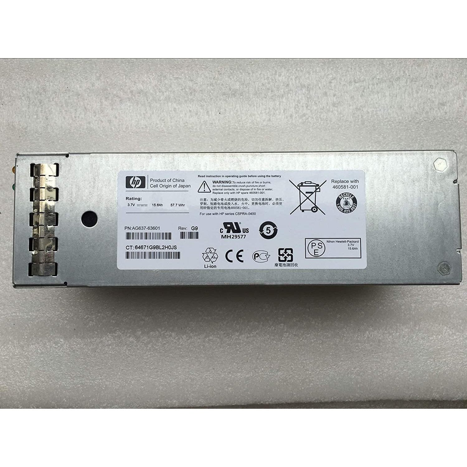 Bateria Original 460581-001 AG637-63601 For HP EVA4400 P6300 P6500 P6350 Controller Battery - AloinfoUSA