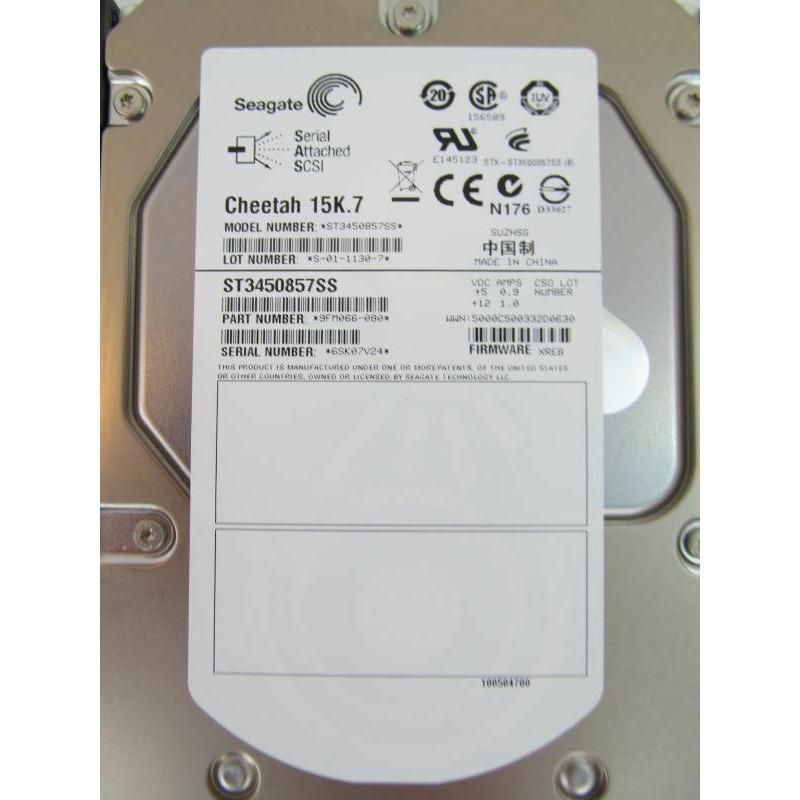 Compellent 9FM066-080-C Compellent 450GB SAS 15k 6GBPS Hard Drive 46655467188 - AloinfoUSA