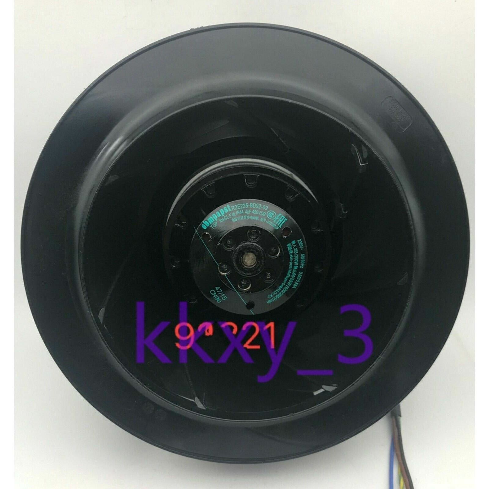 Cooler ebmpapst R2E225-BD92-09 M2E068-DF Centrifugal fan 230V ABB Inverter fan - AloinfoUSA