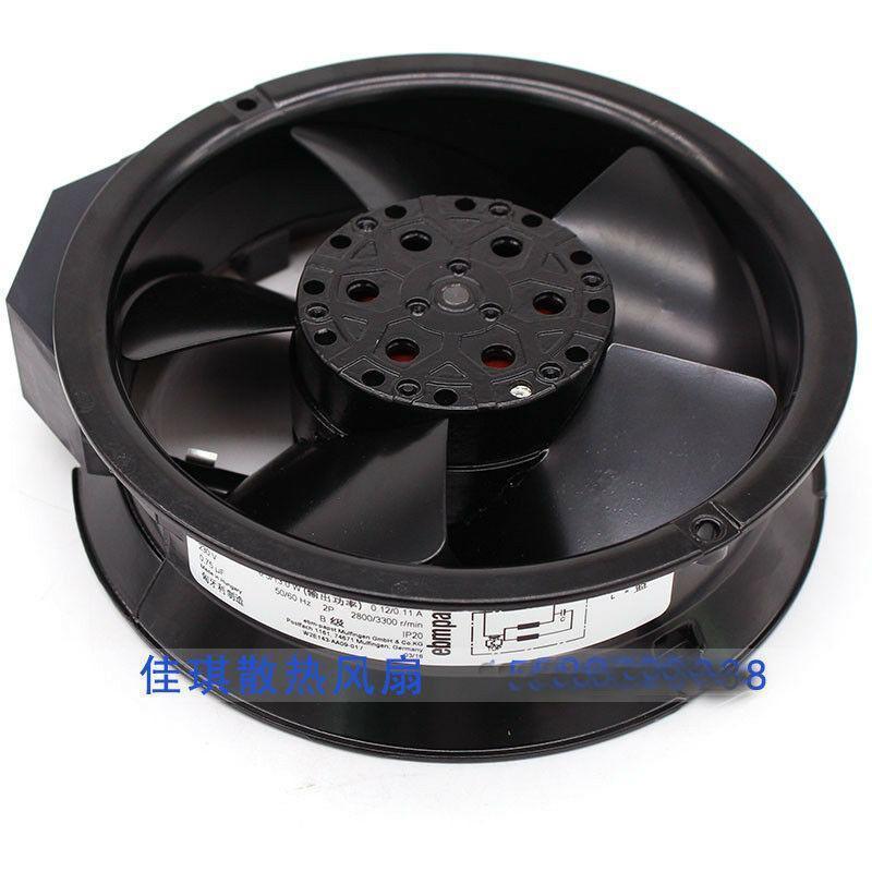 Cooler ebmpapst W2E143-AA09-01 17251 230V 0.12A high temperature fan-FoxTI