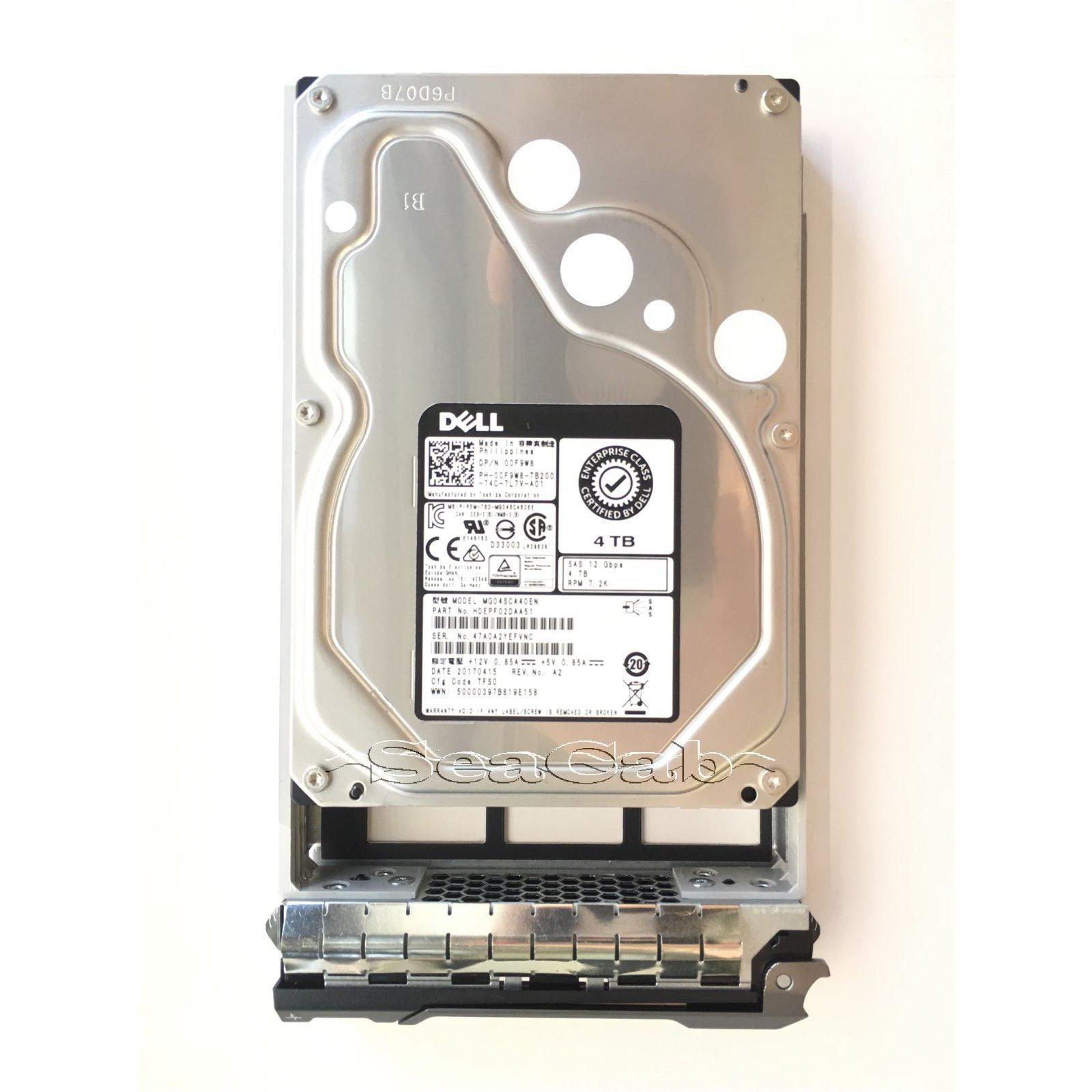 Dell 4TB 7.2K SAS 12Gbps 3.5" Drive for PowerVault MD1200 MD1400 MD3400 Arrays - AloinfoUSA