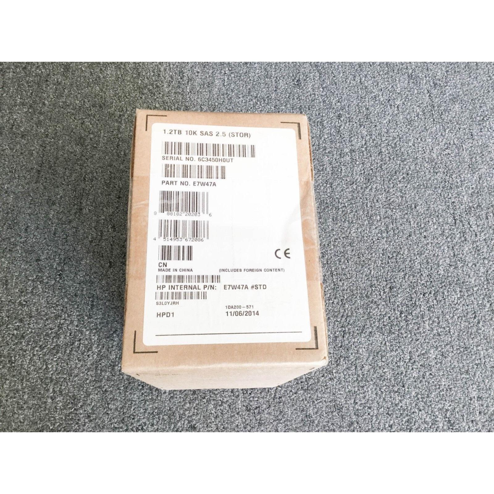 E7W47A HP MSA 1.2TB 6G SAS 10K SFF(2.5-INCH) DUAL PORT HARD DRIVE 730704-001 New 888182202036 - AloinfoUSA