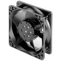 EBM-PAPST 4656EZ AC Fans Rotor/Motor/Impeller No Housing or Frame, SQ119mm, 230VAC 60Hz 18W 2950RPM 83.4CFM 42dBA BB, 2 Wire Leads, Locked Rotor Sensor, Metal Blade - AloinfoUSA