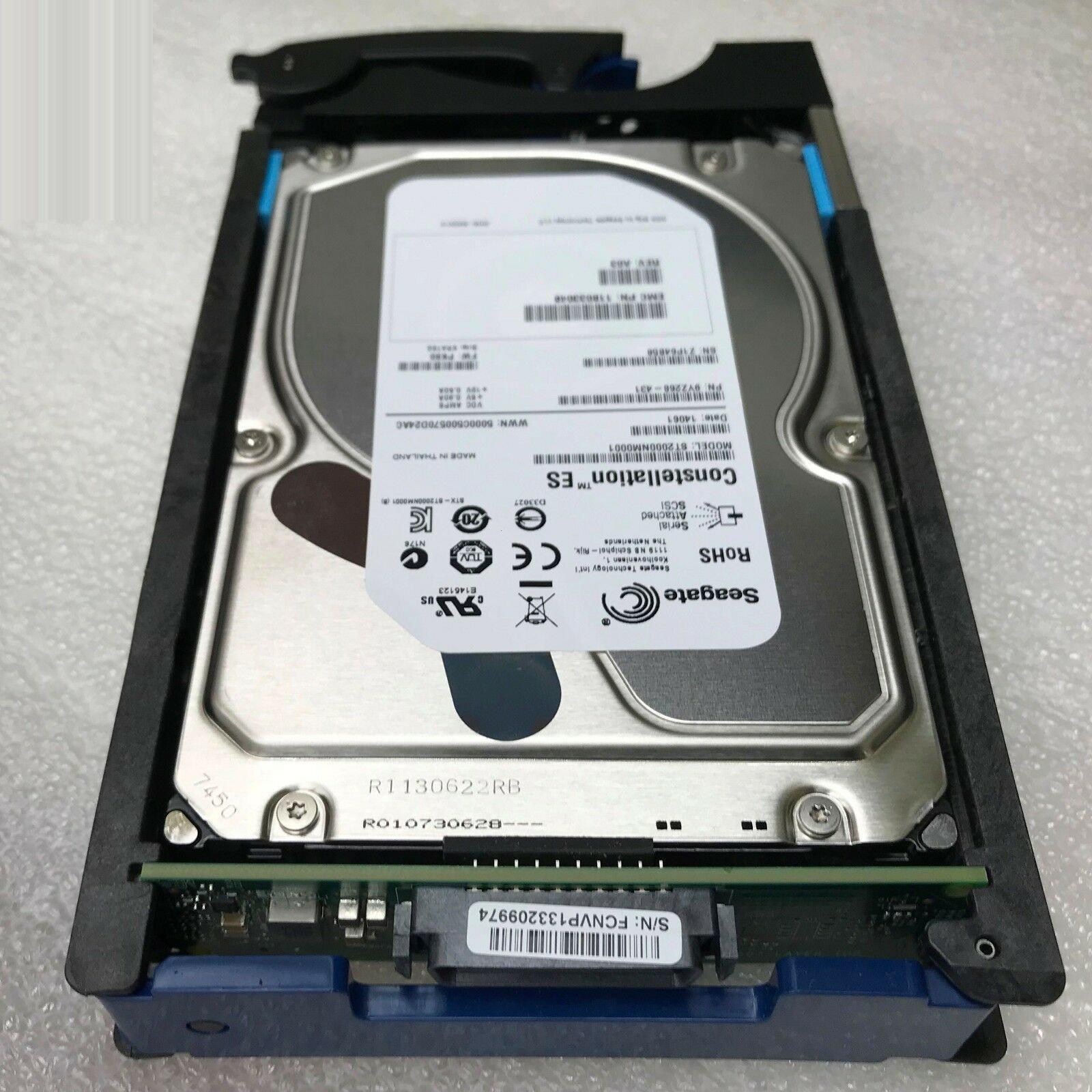 EMC 005050037 2TB 7.2K 6Gbps 3.5" SAS Drive VX-VS07-020 V3-VS07-020 V4-VS07-020 - AloinfoUSA