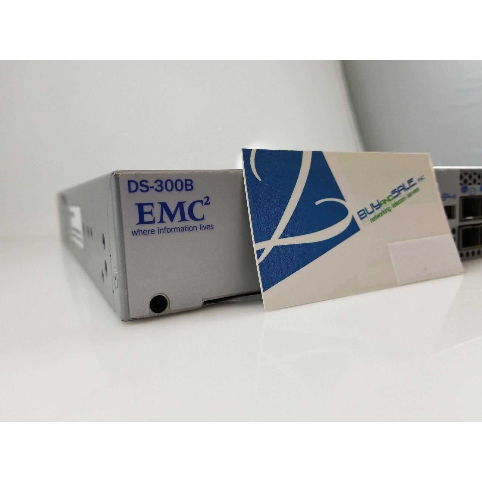 EMC DS-300B 24/24 ACTIVE PORTS BROCADE SILKWORM 300 8GB/S SAN SWITCH CONNECTRIX 12302377919 - AloinfoUSA