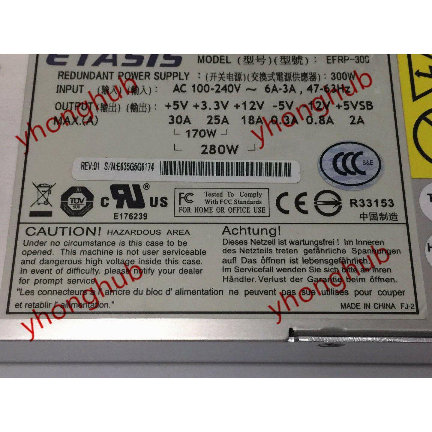 Fuente ETASIS EFRP | 300 Server Power Supply | Alo Tech USA