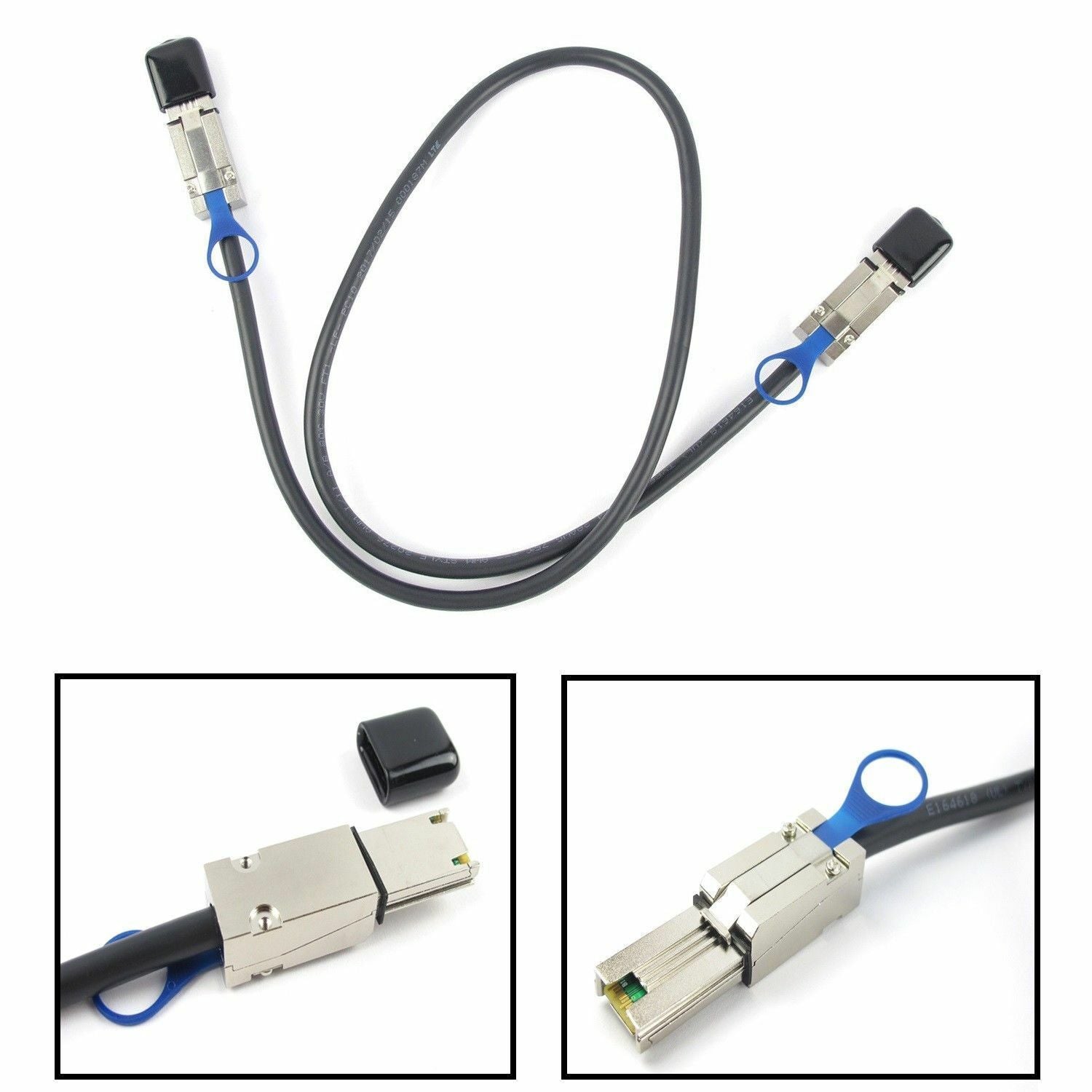 External Multila Mini SAS SFF-8088 to SFF-8088 Cable Mini SAS 26P 3FT 1M 713243025142 - AloinfoUSA