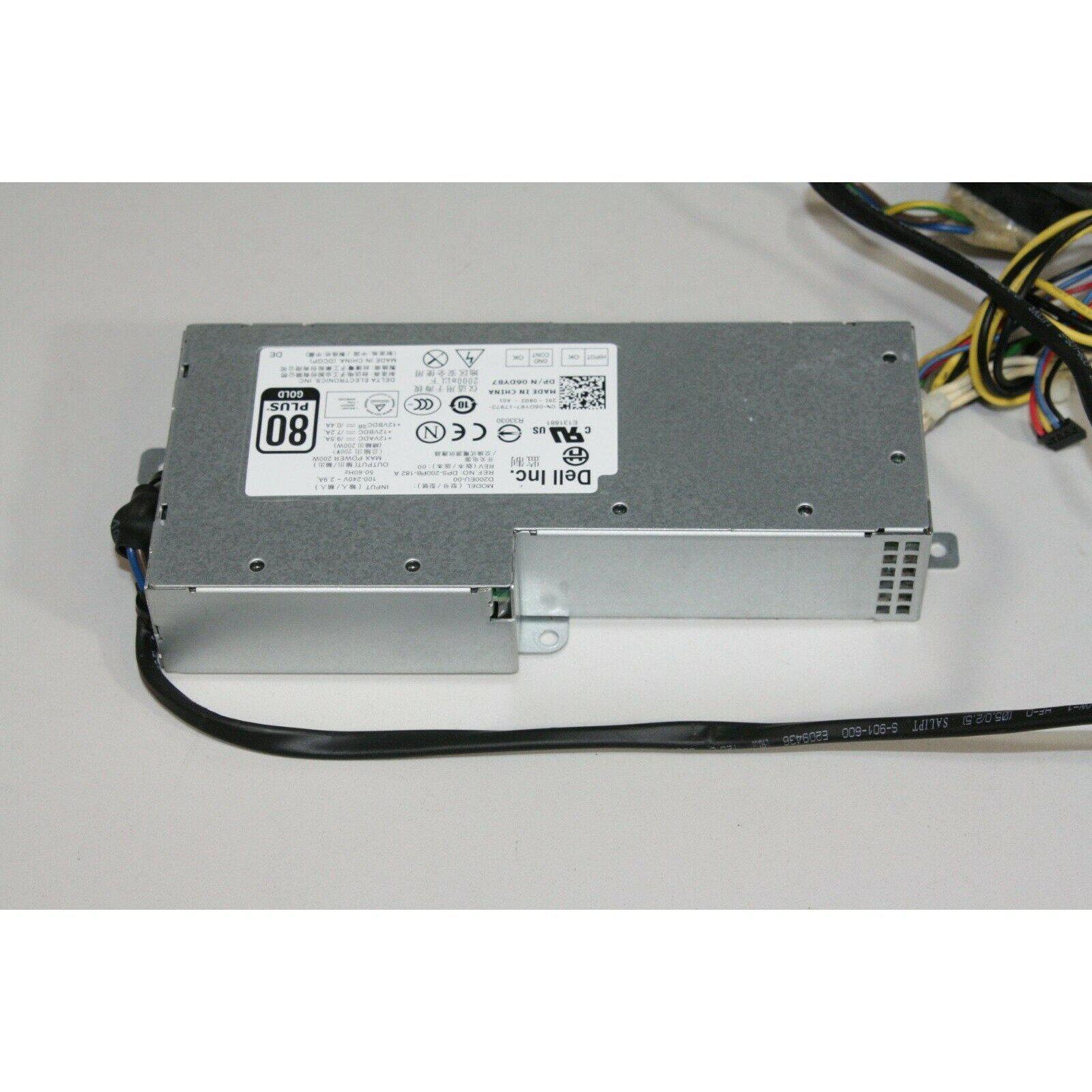 Genuine 200W Power Supply For Optiplex 9010 All-in-One PC D200EU-00 6DY87 dps-200pb-182 a 06dy87 Fonte - AloinfoUSA