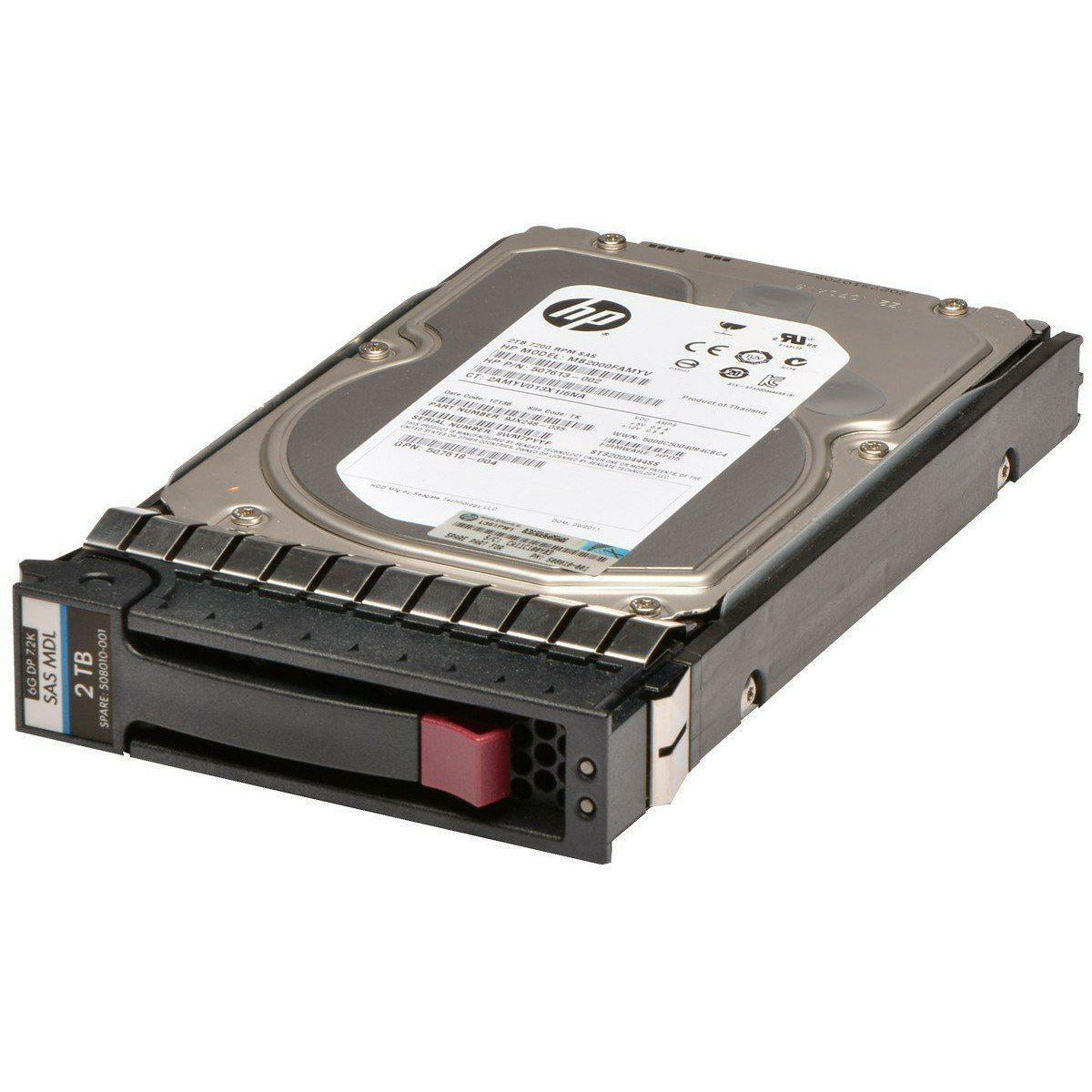 HP 508010-001 507616-B21 2TB 7200 RPM 3.5" 6GB SAS Hard Drive 5052461711495 - AloinfoUSA