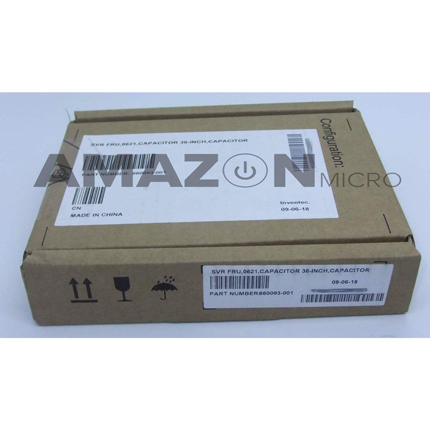 HP 660093-001 Capacitor Pack with 914mm (36 Inches) Long Cable - Provides Backup Power to the Flash-Backed Write Cache (FBWC) Memory Module for up to 80 Seconds in the Event of a System Power Failure - For Use with Smart Array Controllers - AloinfoUSA
