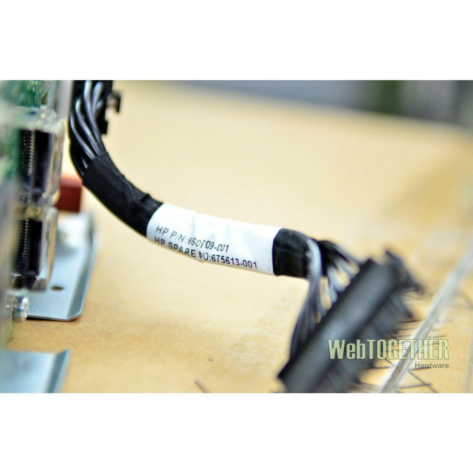 HP 670943-001 DL380P GEN8 8-BAY SFF DRIVE CAGE 643705-001 672146-001 660709-001 - AloinfoUSA