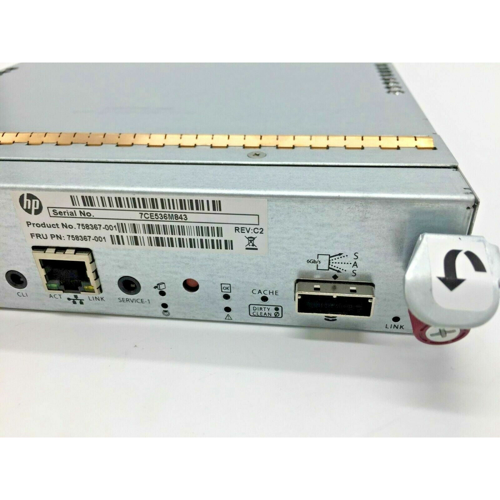 HP 758367-001 HPE HP 1GB iSCSI MSA 1040 Controller - AloinfoUSA