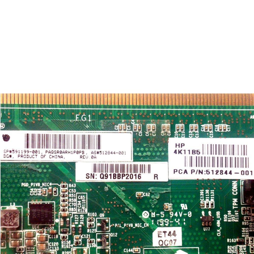 HP Proliant DL580 G7 SPI Riser Board 591199-001 512844-001 w/ Cache Module Placa - AloinfoUSA