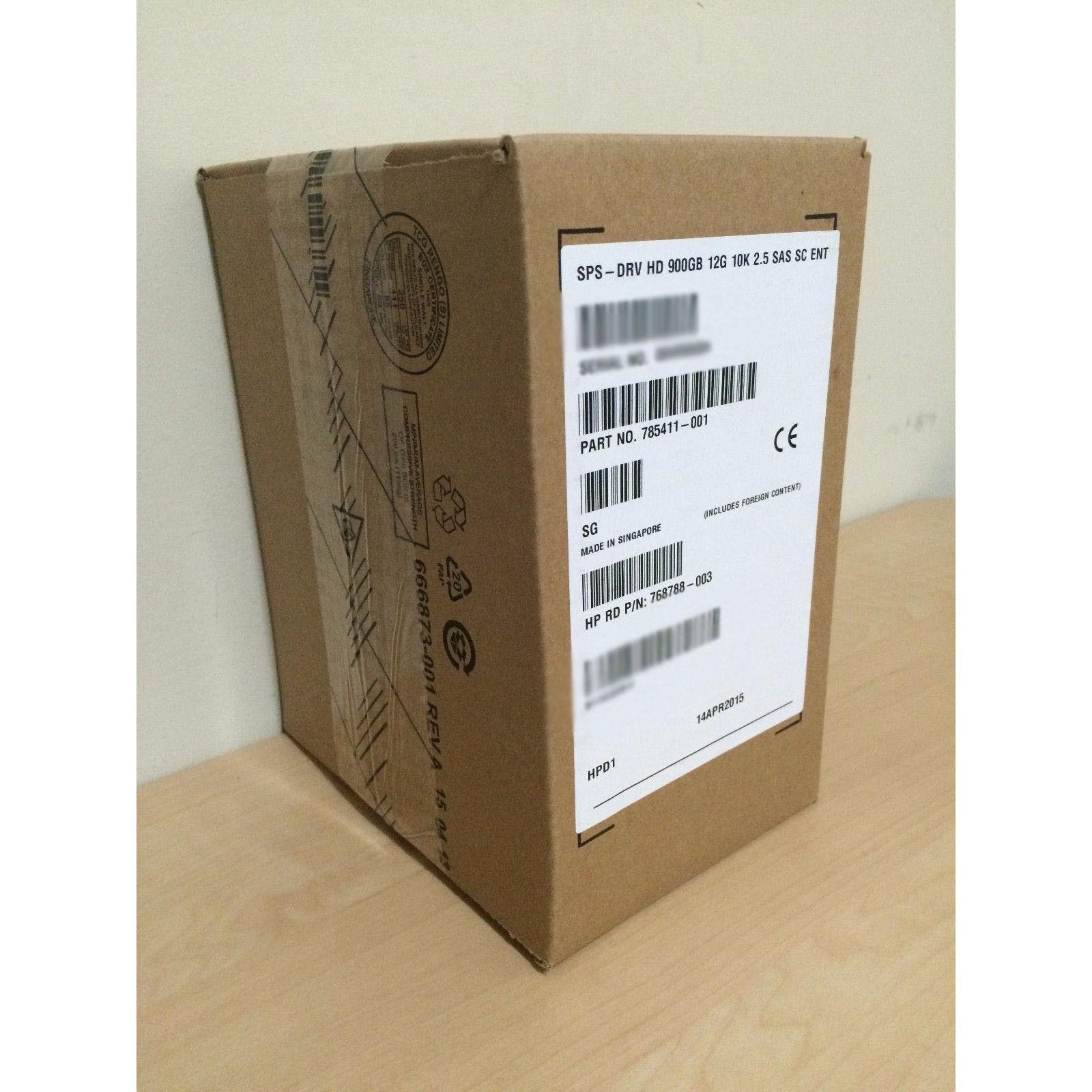 HPE 785069-B21 | 785411-001 900GB 12G SAS 10K RPM SFF 2.5-INCH SC ENTERPRISE HD 4514953788589 - AloinfoUSA