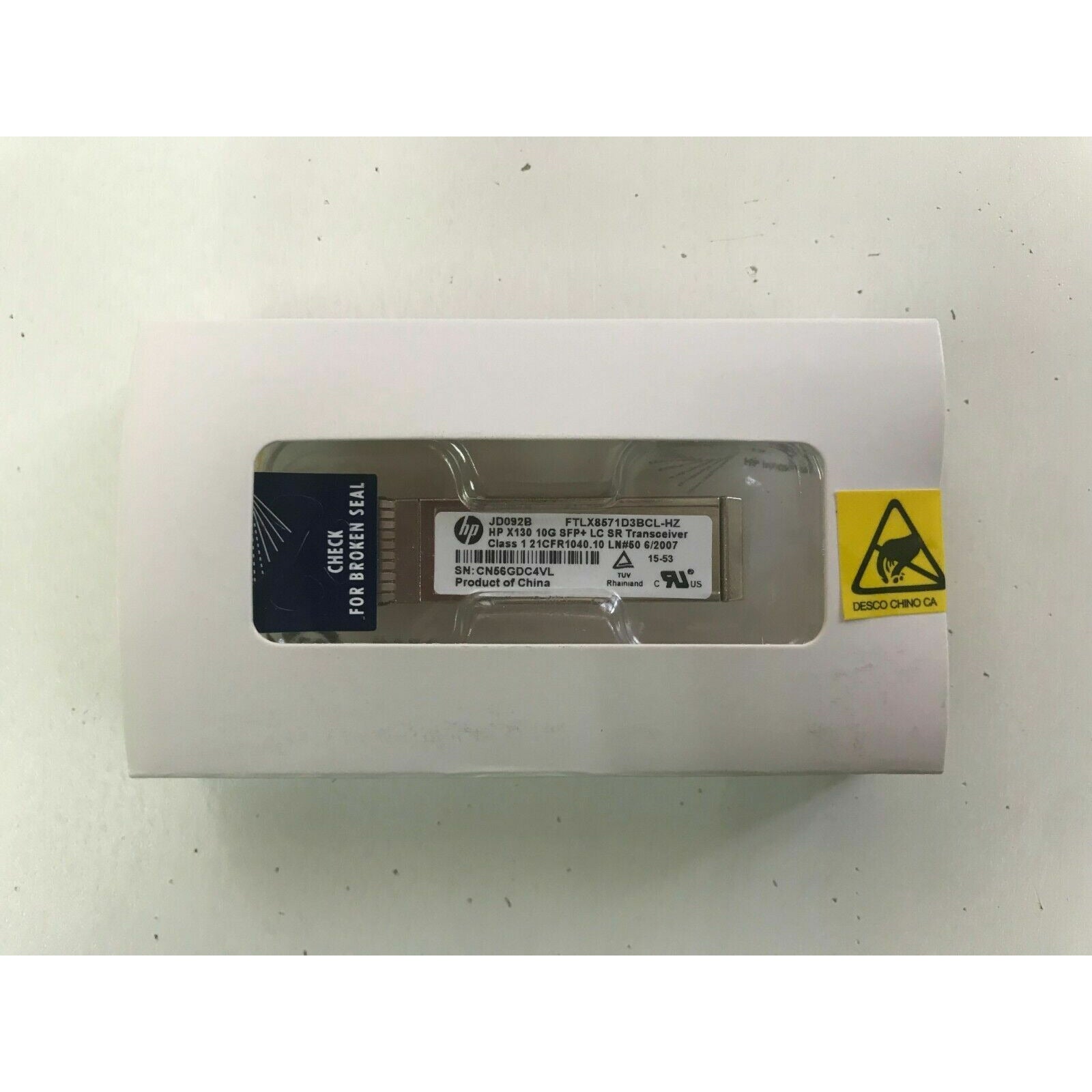 HPE H3C JD092B 10GBASE-SR SFP+ Transceiver Module - AloinfoUSA