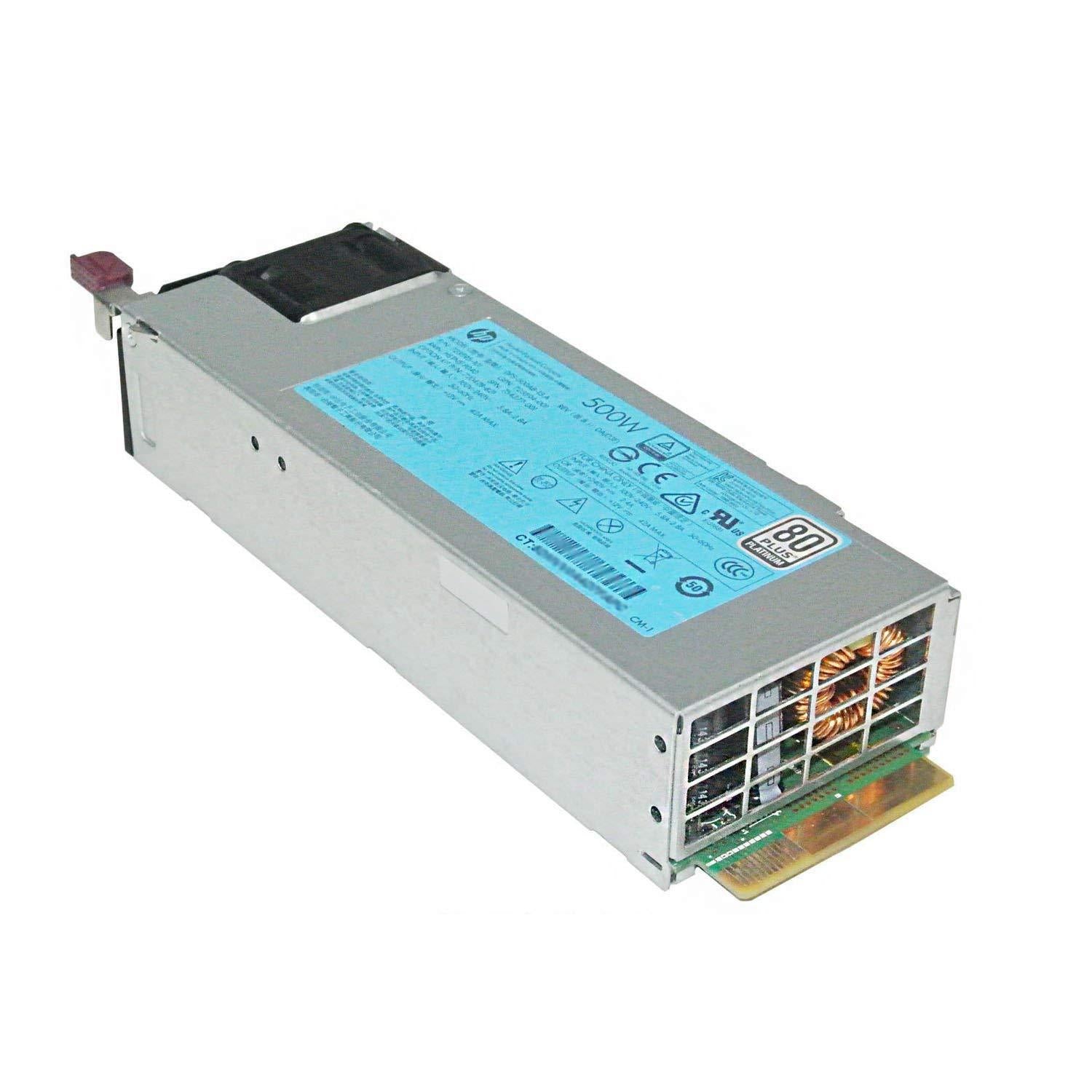 HPE Hot-Plug /, Redundant - Plug-in Module 500 Power Supply 720478-B21, Silver Fonte - AloinfoUSA