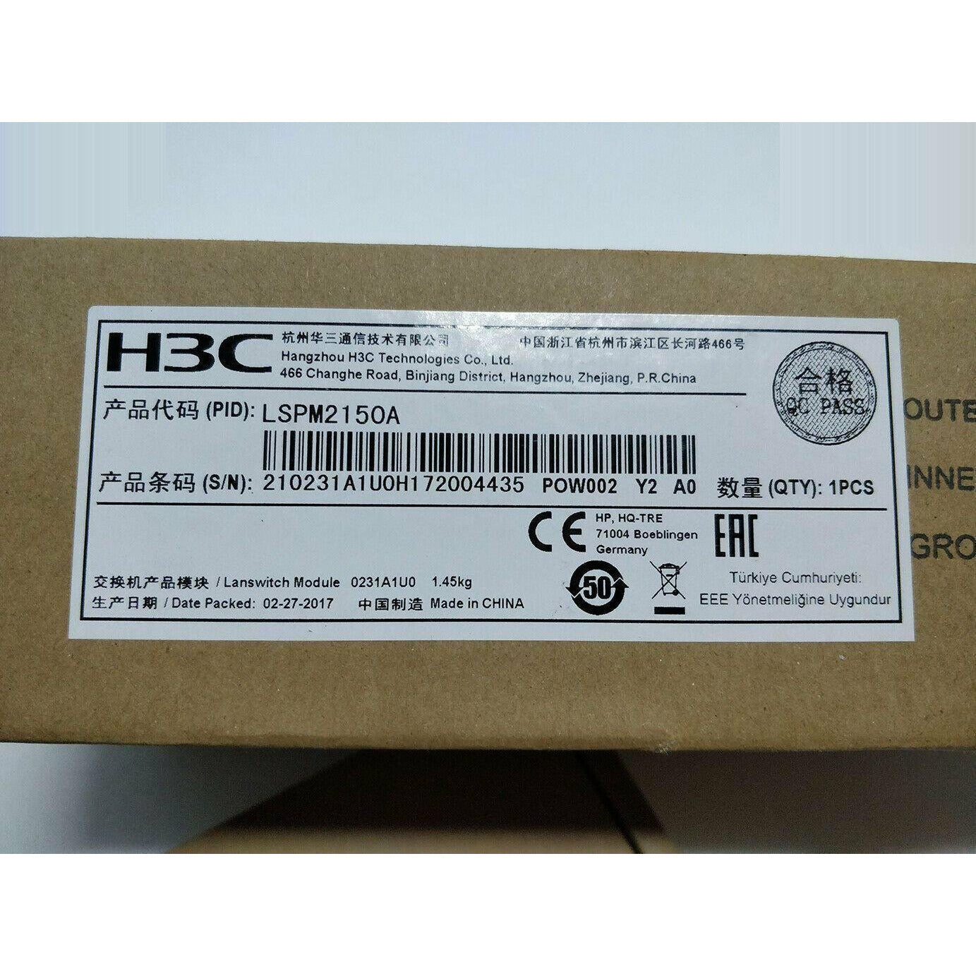 HPE JD362A JD362B X361 H3C PSR150-A1 LSPM2150A 150W AC Switch Power Supply - AloinfoUSA