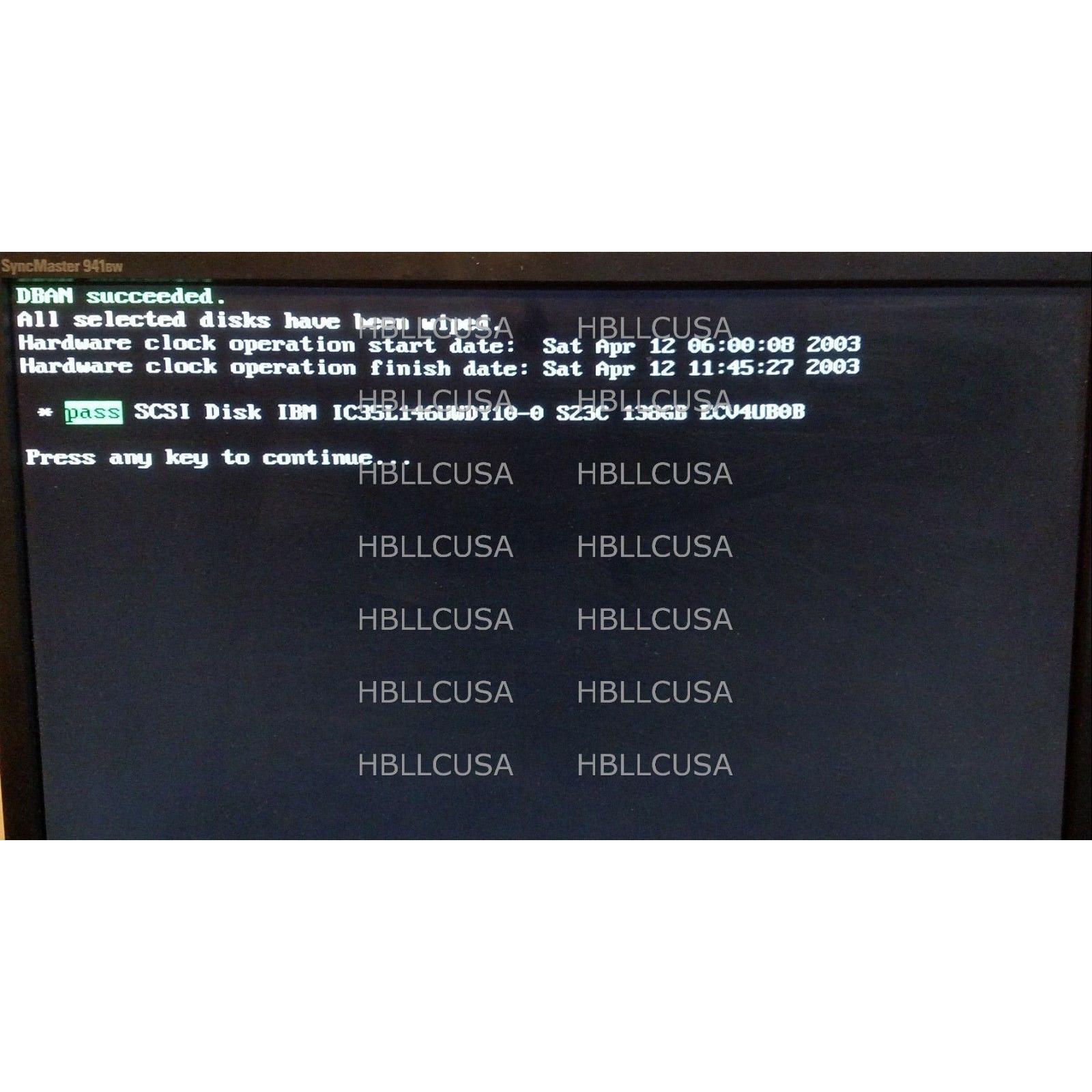 IBM Ultrastar 08K0322 IC35L146UWDY10-0 146GB 68-pin SCSI Hard Drive 161969695871 - AloinfoUSA