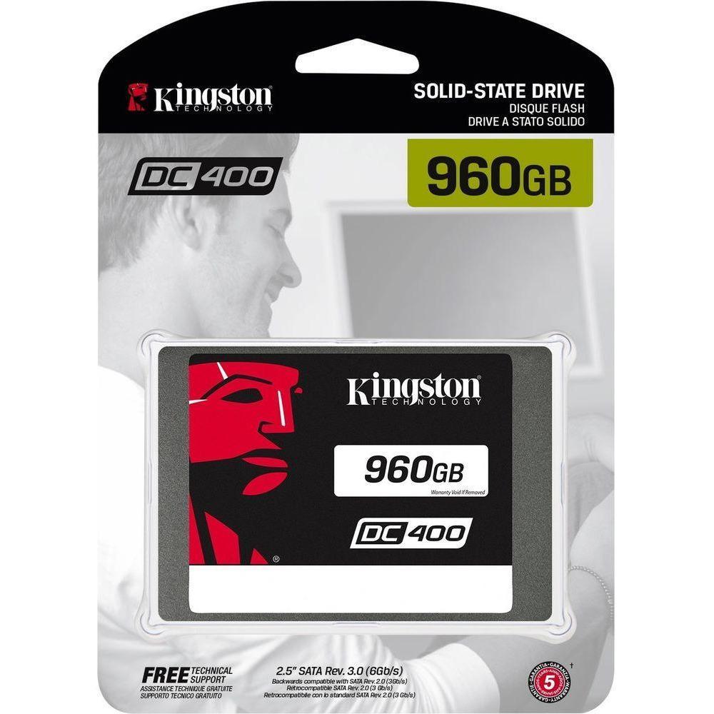 Kingston SEDC400S37/960G SSDNow DC400 960 GB 2.5" Internal Solid State Drive - AloinfoUSA