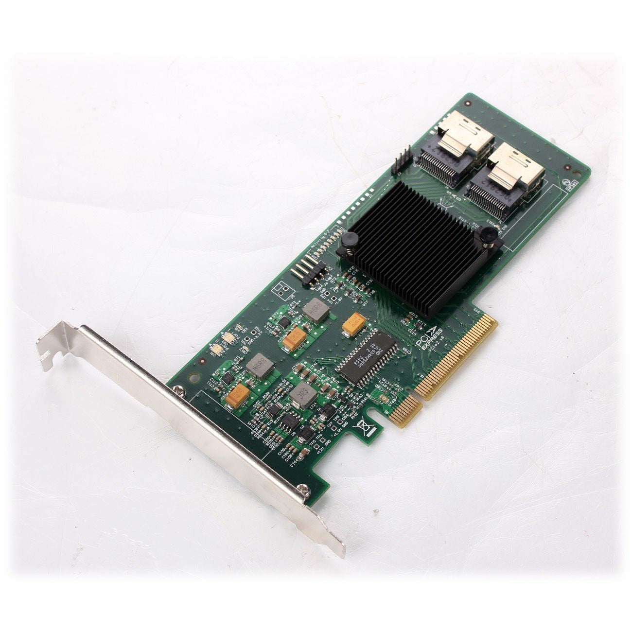LSI Controller Card SAS 9211-8i IT Mode 8 Port 6Gb/s + 2*SFF-8087 SATA Cable - AloinfoUSA