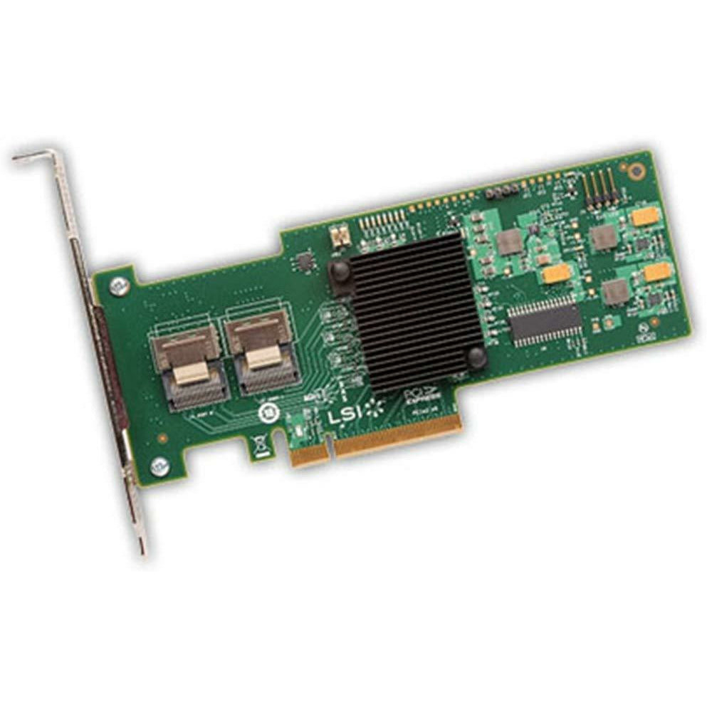 LSI Logic 8-Port Int, 6GB/S Sata+SAS, Pcie 2.0, Entry; Megaraid SAS 9240-8I, Two Mini-SAS - AloinfoUSA