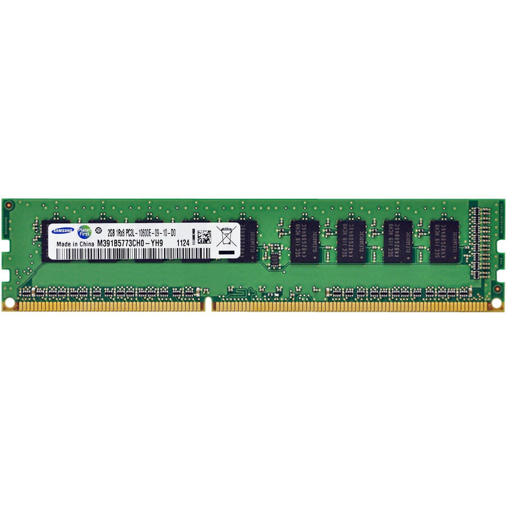 Memoria 2GB (1Rx8) 1333MHz 240-Pin ECC UDIMM PC3-10600 M391B5773CH0-YH9 - AloinfoUSA