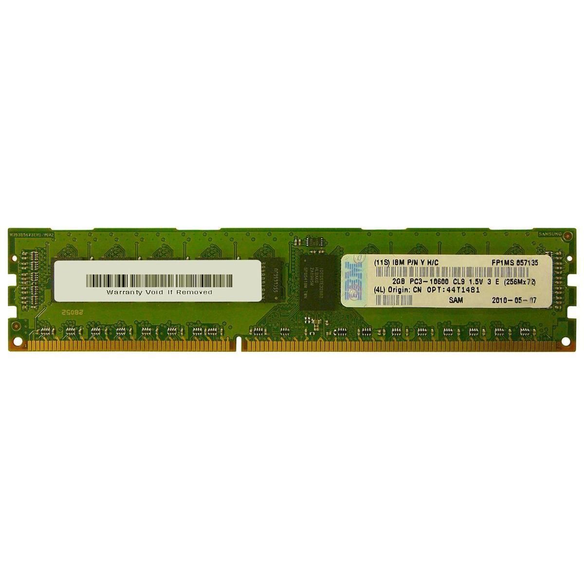 Memória 2GB (2Rx8) DDR3 1333MHz 240-Pin ECC UDIMM PC3-10666 para IBM - AloinfoUSA