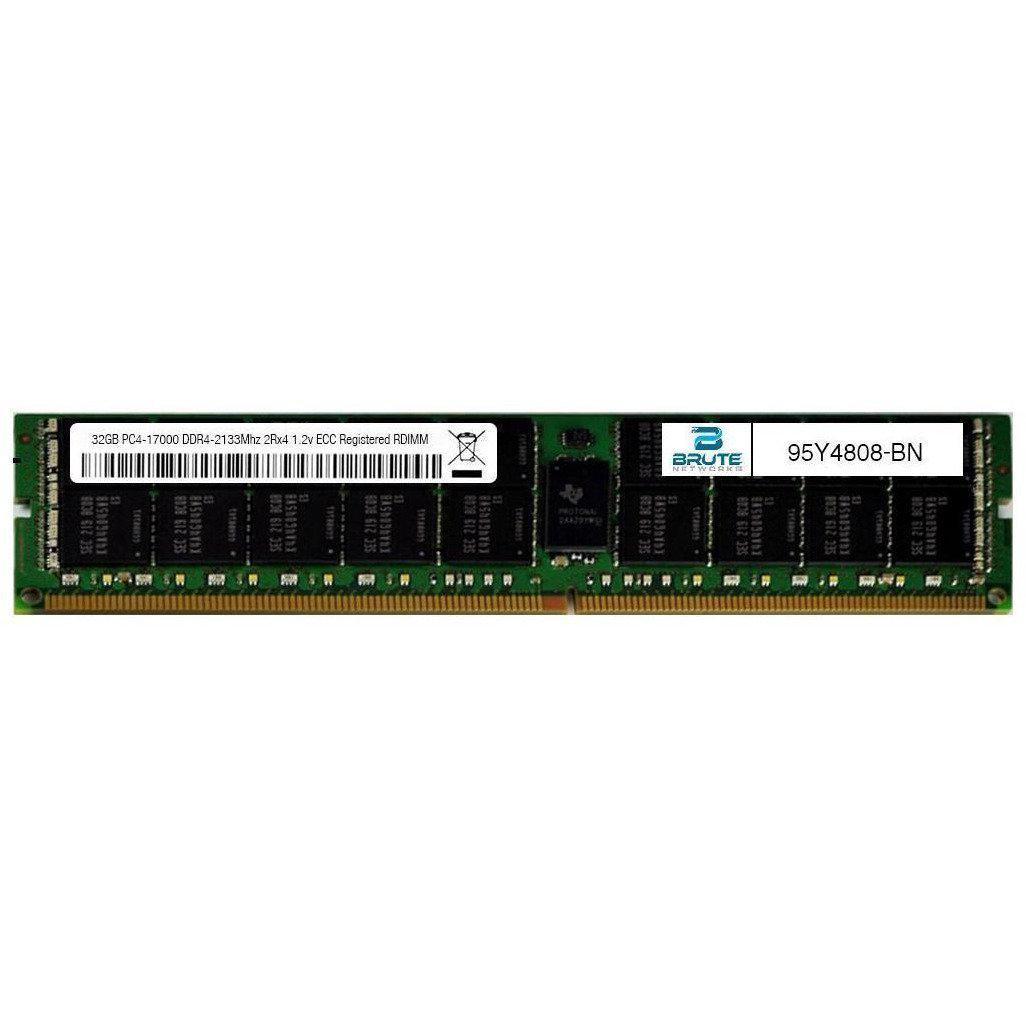 Memoria 32GB (2Rx4) DDR4 2133MHz 288-Pin ECC RDIMM PC4-17000 para IBM Lenovo 95Y4808 - AloinfoUSA