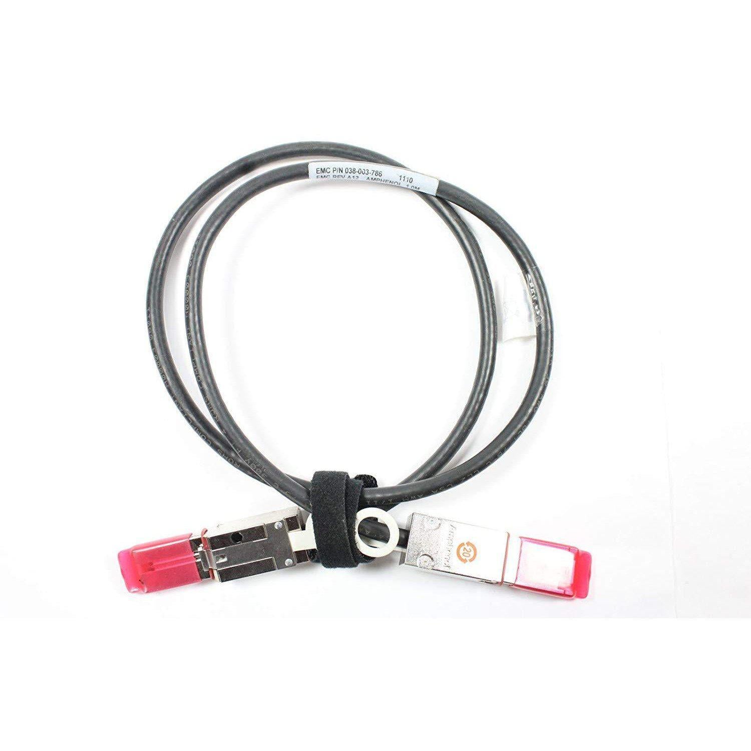 New EMC Amphenol 1M/3FT Mini SAS SFF-8088 to Mini SAS Cable 038-003-786 - AloinfoUSA