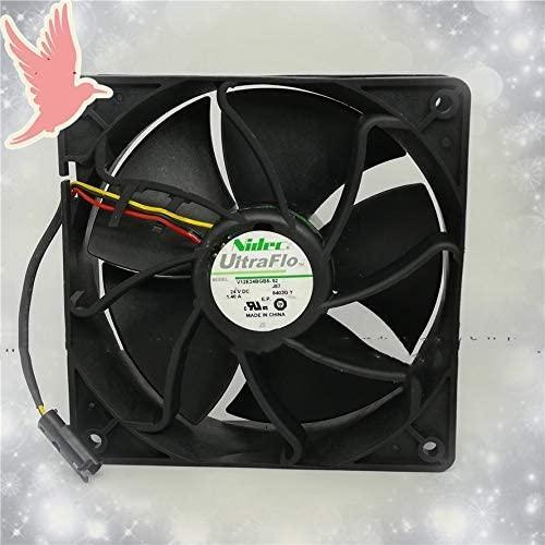 NIDEC V12E24BGB5-52 DC24V 1.40A 12012038mm 3-Wire Inverter Fan - AloinfoUSA