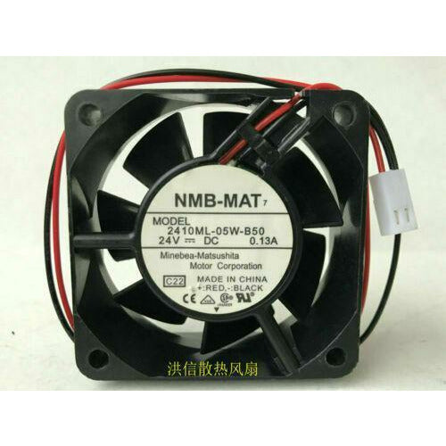 NMB 2410ML-05W-B50 24V 0.13A 60*25MM 6CM 6025 Inverter Fan 2... 423639251443 - AloinfoUSA