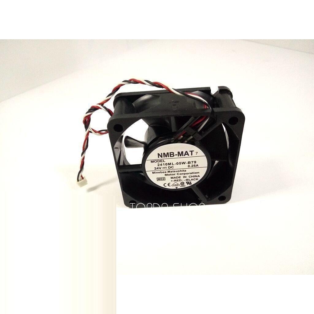 NMB 2410ML-05W-B79 Inverter cooling fan DC24V 0.25A 4.56W 60*60*25MM 3pin 819599205297 - AloinfoUSA